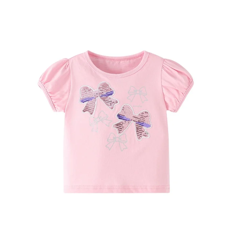 OEM-Kids-Clothing-90-140cm-Pure-Cotton-Kids-T-shirt-Short-Sleeve-Crew-Heavyweight-T-shirt-Cartoon-Childrens-Clothing
