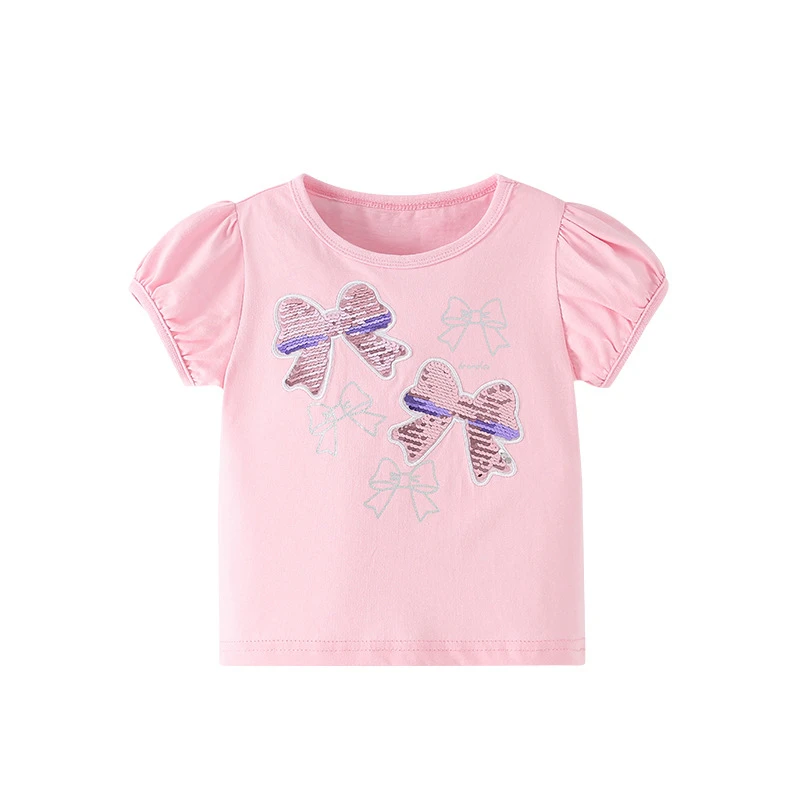 OEM-Kids-Clothing-90-140cm-Pure-Cotton-Kids-T-shirt-Short-Sleeve-Crew-Heavyweight-T-shirt-Cartoon-Childrens-Clothing