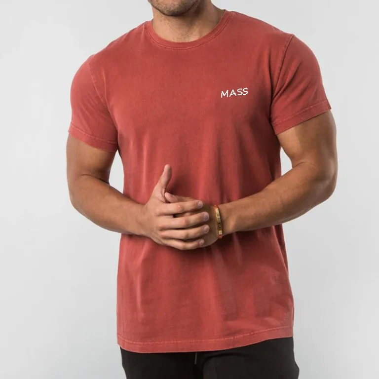 OEM-Manufacturer-of-95-Cotton-5-Elastane-Mens-Workout-Sports-T-Shirt