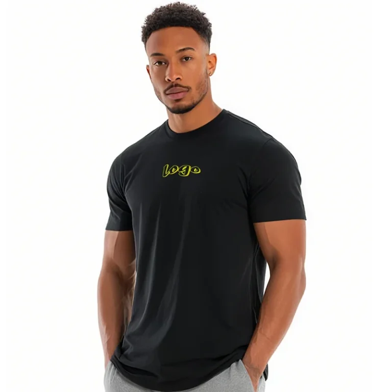 OEM-Mens-Slim-Fit-O-neck-Blank-T-shirt-Sport-Running-Gym-Training-T-shirt-Custom-Logo-Screen-Printing-DTG-T-shirts