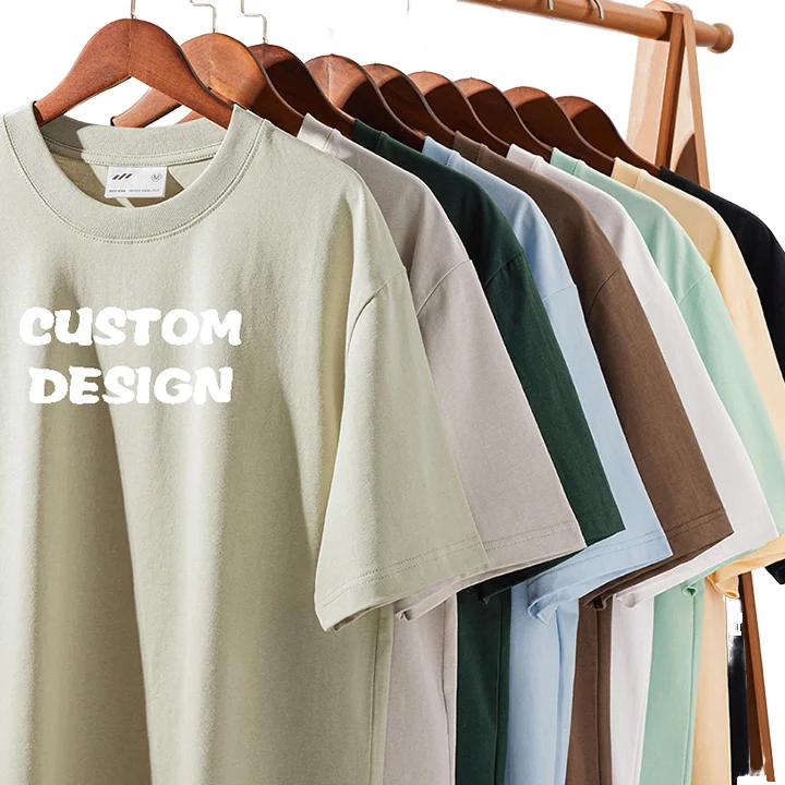 OEM-ODM-Oversized-Drop-Shoulder-T-shirt-High-Quality-Printing-Heavy-Weight-Mens-T-Shirt-Custom-logo-100-Cotton-Mens-T-Shirt