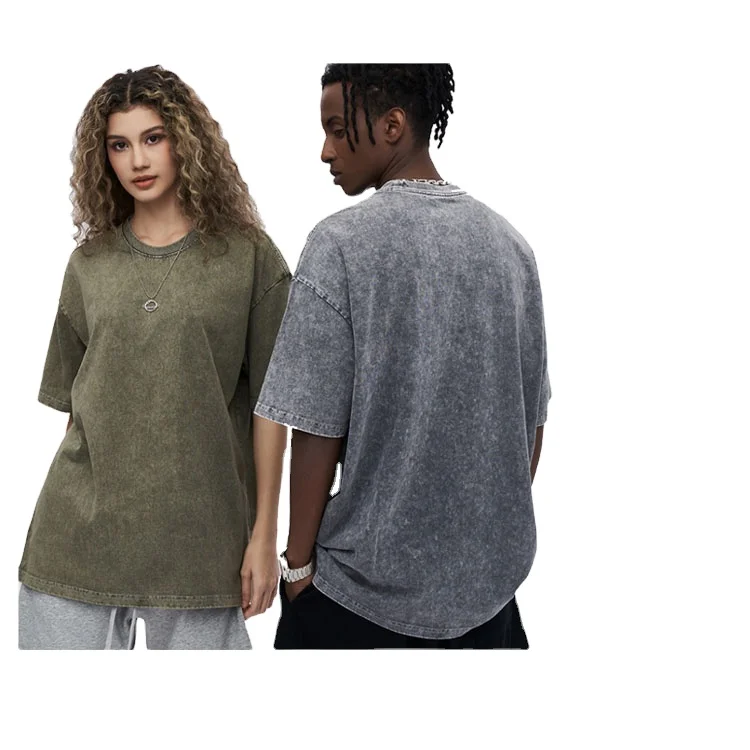 OEM-Puff-Print-Private-Label-Heavy-Weight-285-Grams-100-Organic-Cotton-Blank-Stone-Acid-Washed-Vintage-T-Shirt