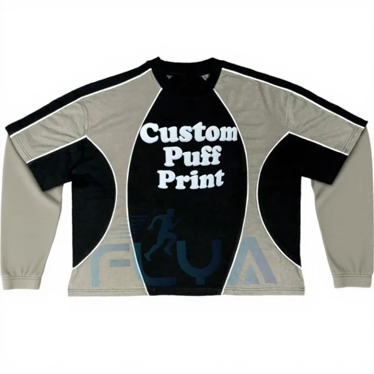 OEM-Puff-Print-T-Shirts-Custom-Graphic-Cropped-Long-Sleeve-Shirts-Men-100-Cotton-Baggy-Boxy-Fit-Oversized-T-shirt