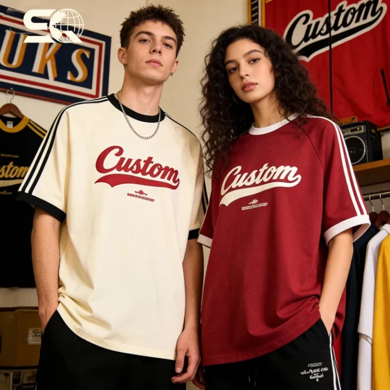 OEM-Supply-Mens-210g-Heavyweight-T-Shirt-Three-Stripe-O-Neck-Fashion-Sports-Blank-Tee-Custom-Logo-Available
