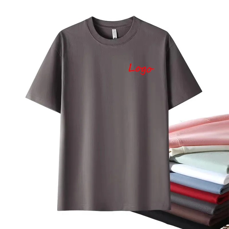 OEM-Unisex-Short-Sleeve-Shirts-Casual-Fashion-Comfortable-Breathable-100-Cotton-Blank-Print-Regular-Fit-Summer-T-shirts