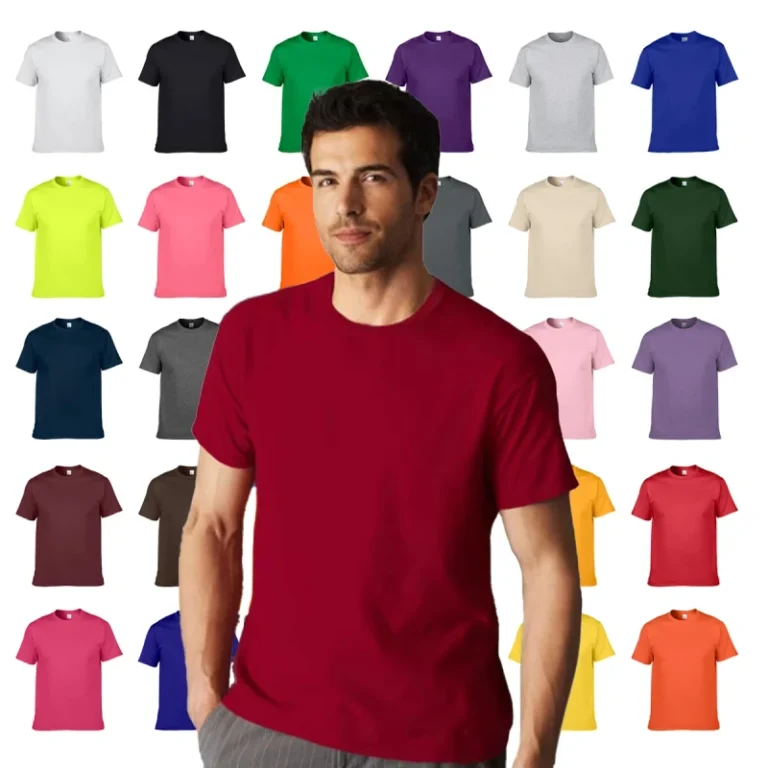 OEM-Unisex-T-shirt-200gsm-O-neck-Casual-Streetwear-Sports-Heat-Transfer-Print-Embroidered-Screen-Printing-Bulk-Custom-Tshirt