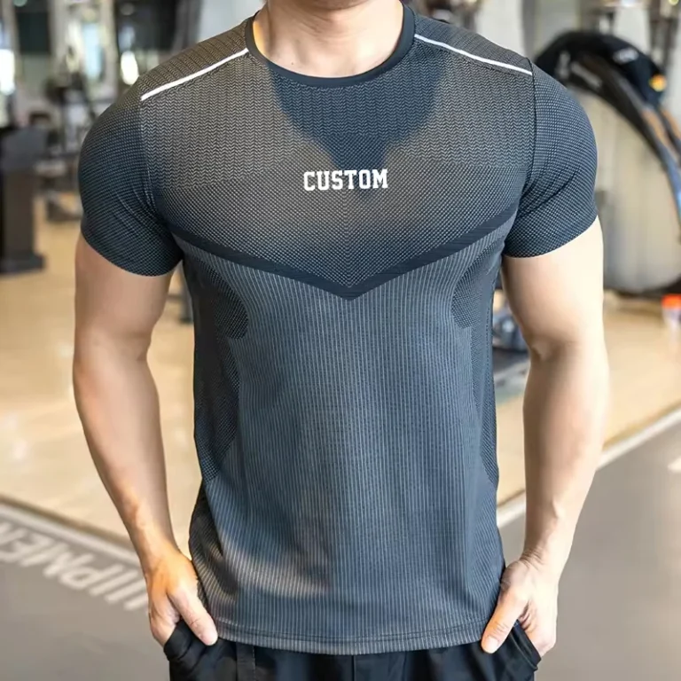 Oem-Sports-Activewear-Quick-Dry-High-Elasticity-Outdoor-Training-Fitness-Short-Sleeved-Tops-Custom-Gym-Running-T-Shirt-for-Men