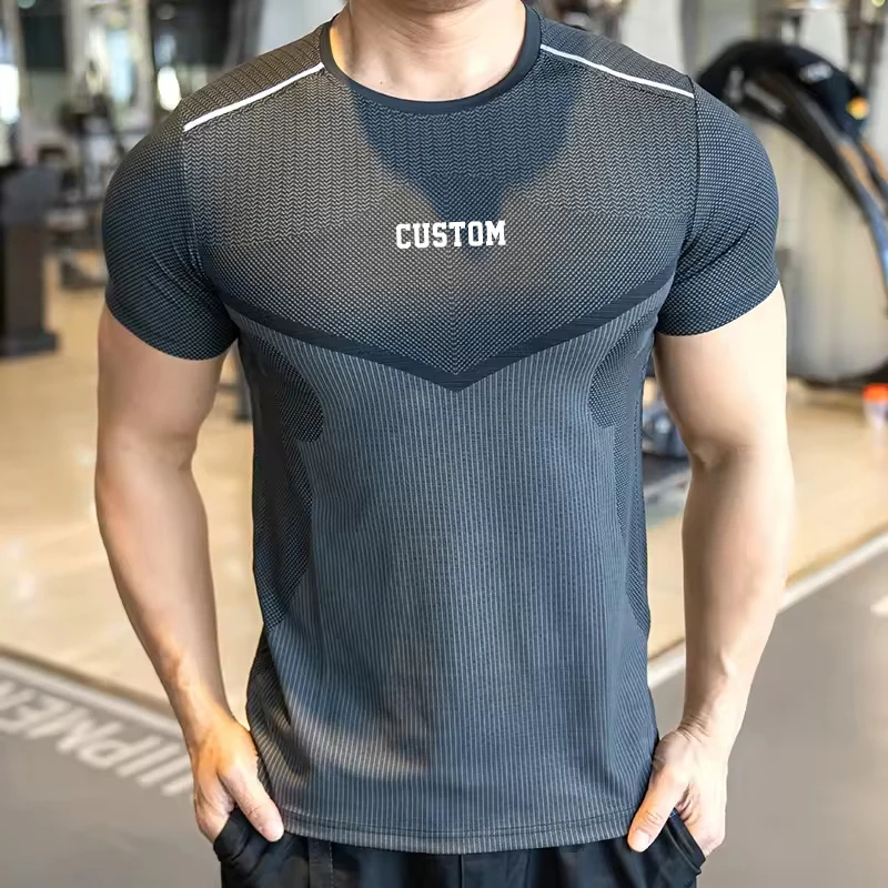 Oem-Sports-Activewear-Quick-Dry-High-Elasticity-Outdoor-Training-Fitness-Short-Sleeved-Tops-Custom-Gym-Running-T-Shirt-for-Men