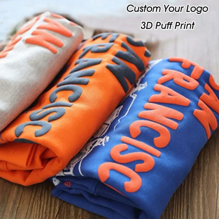 Oem-Tee-100-Cotton-Bulk-Men-T-shirt-HeavyWeight-Custom-Screen-Print-Pattern-Tshirt-Graphics-Logo-Men-Foam-3d-Puff-Print-T-Shirt