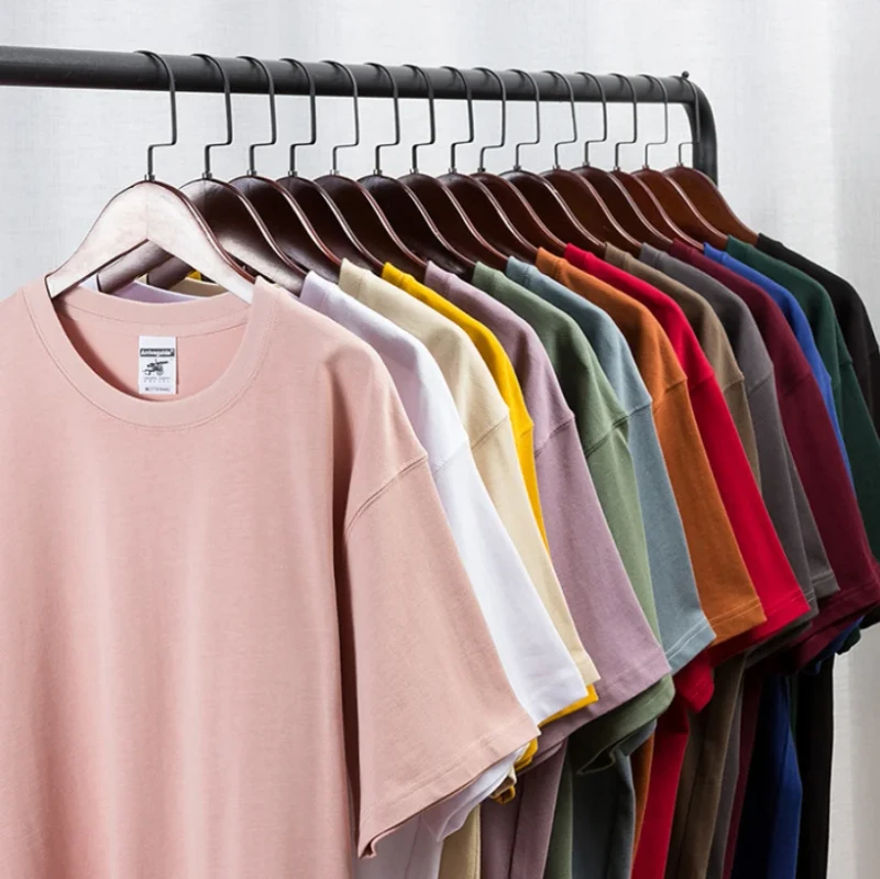 Organic-100-Cotton-O-neck-Plus-Size-T-shirt-Plain-Blank-Oversized-Heavyweight-Mens-T-shirt