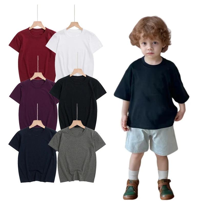 Organic-Cotton-Baby-Outfit-Childs-T-shirt