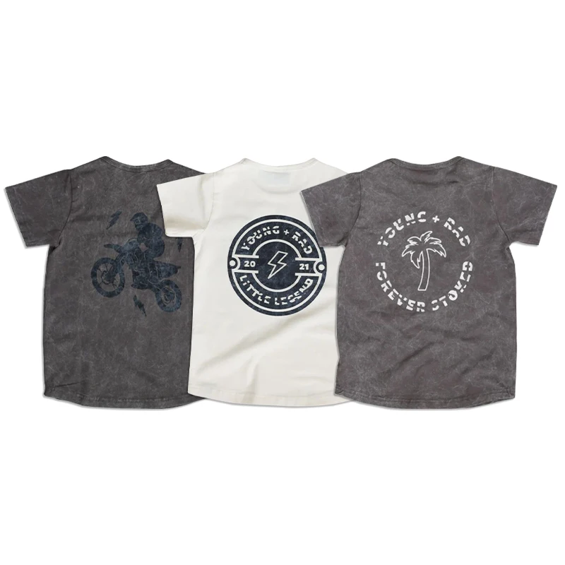 Organic-Cotton-Childrens-T-shirts-Short-Sleeve-Kids-Tshirt-Vintage-Boys-T-shirts-Custom-Kids-Clothing-Graphic-T-shirts-for-Kids