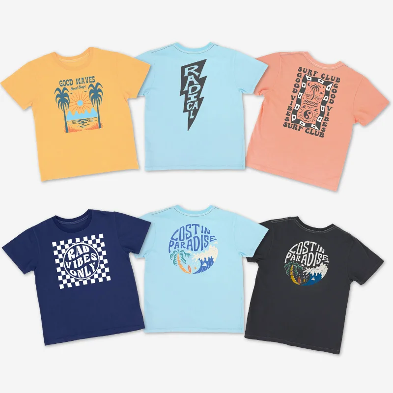 Organic-Cotton-Kids-t-Shirt-Short-Sleeve-Oversized-Kids-Shirts-Printed-Custom-Children-Clothing-Children-t-Shirt-Kids-Beach-Tee