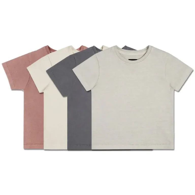 Organic-Cotton-Oversize-Tshirt-Kids-Plain-Short-Sleeve-Boys-T-shirts-Custom-Kids-Tee-Shirts-Children-Clothes-Kids-Tops