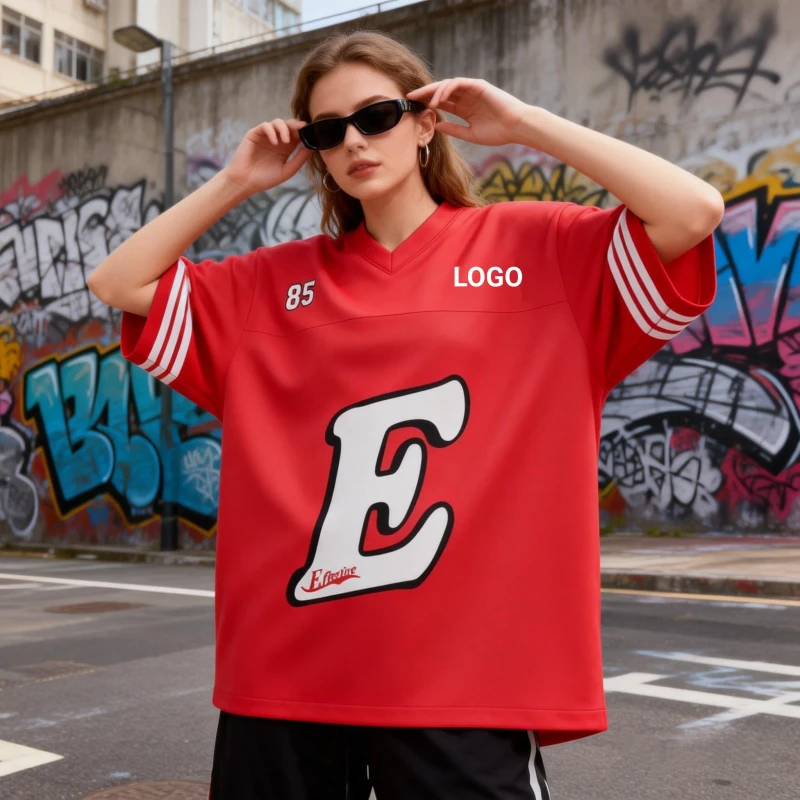 Oversized-Fans-Jersey-Sublimated-Boxy-Mesh-T-Shirt-with-Custom-Printed-Stitched-Logo-Quick-Drying-American-Football-Outfits