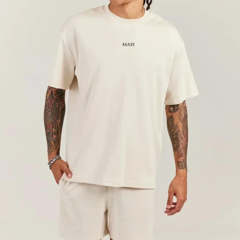 Oversized-Fit-Polyester-Cotton-T-Shirts-Bulk-Solid-Color-Silk-Screen-Printing-220-Grams-Casual-for-Color-Price