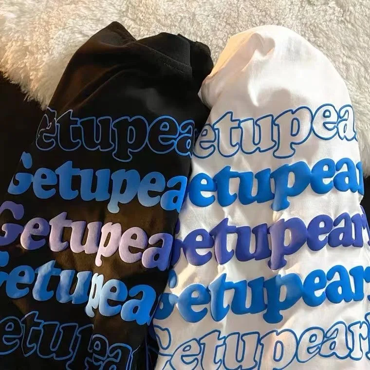 Oversized-Gradient-T-Shirt-Repeated-Getupearly-Letter-Graphic-100-Cotton-Casual-Tee-for-Men-Women