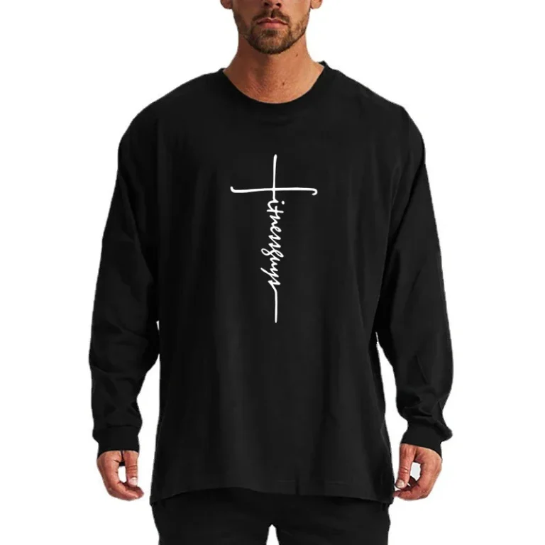 Oversized-Long-Sleeves-T-Shirt-Men-Cotton-Loose-Sports-Hip-Hop-Street-Fashion-Unisex-Clothing-Gym-Fitness-Bodybuilding-Tee-Shirt