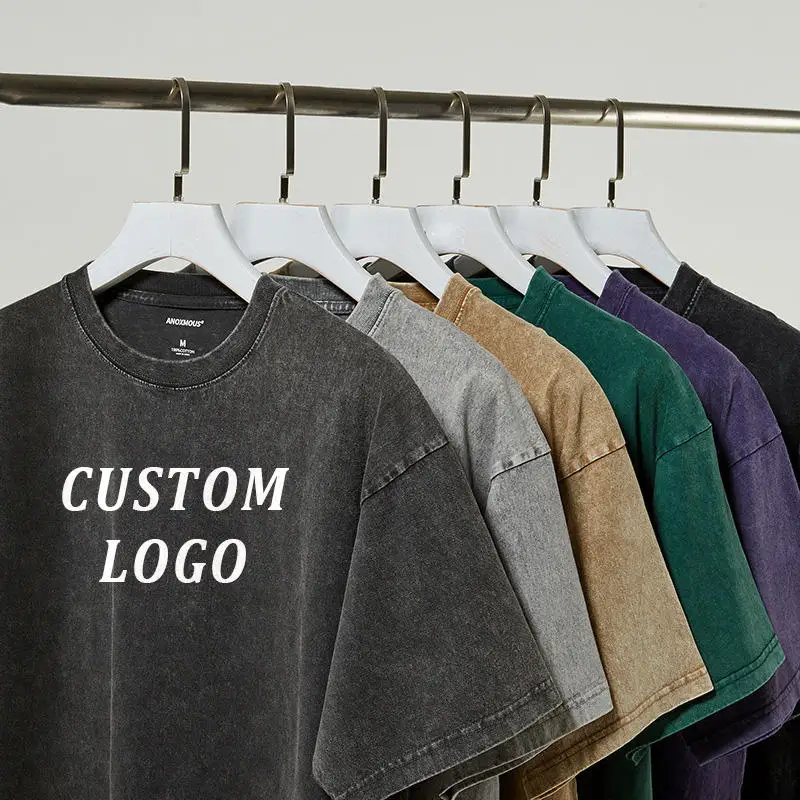 Oversized-Mens-T-Shirt-Acid-Wash-Digital-Printing-Graphic-100-Cotton-Heavyweight-DTG-T-Shirt