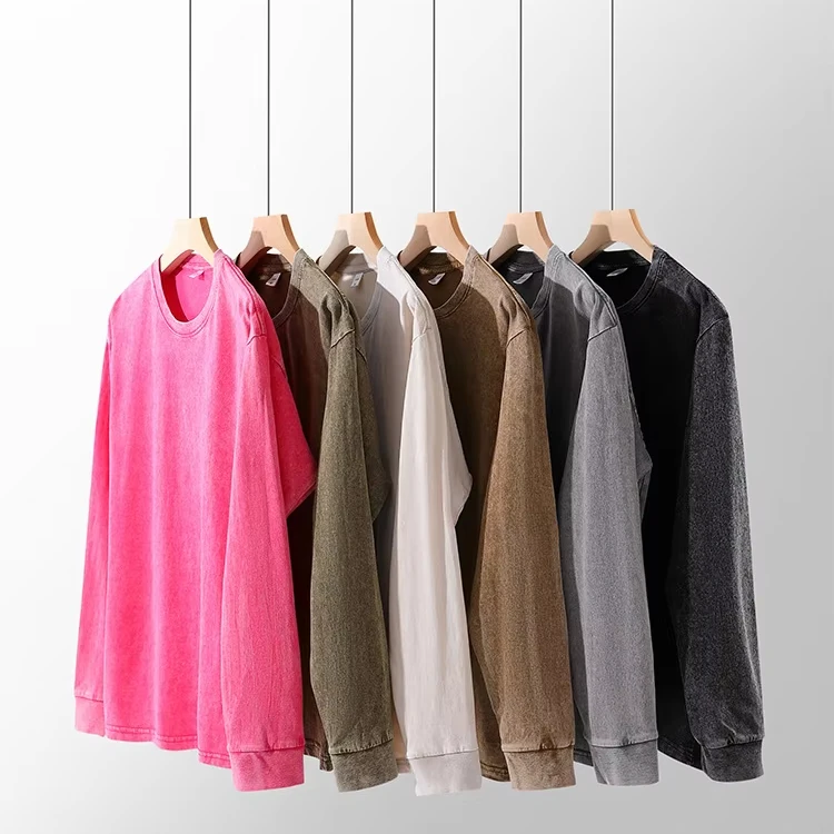 Oversized-Plain-Mens-Long-Sleeve-Tshirt-Cotton-Long-Sleeve-T-Shirt-Custom-Printing-Men-Vintage-Acid-Washed-Long-Sleeve-T-Shirt
