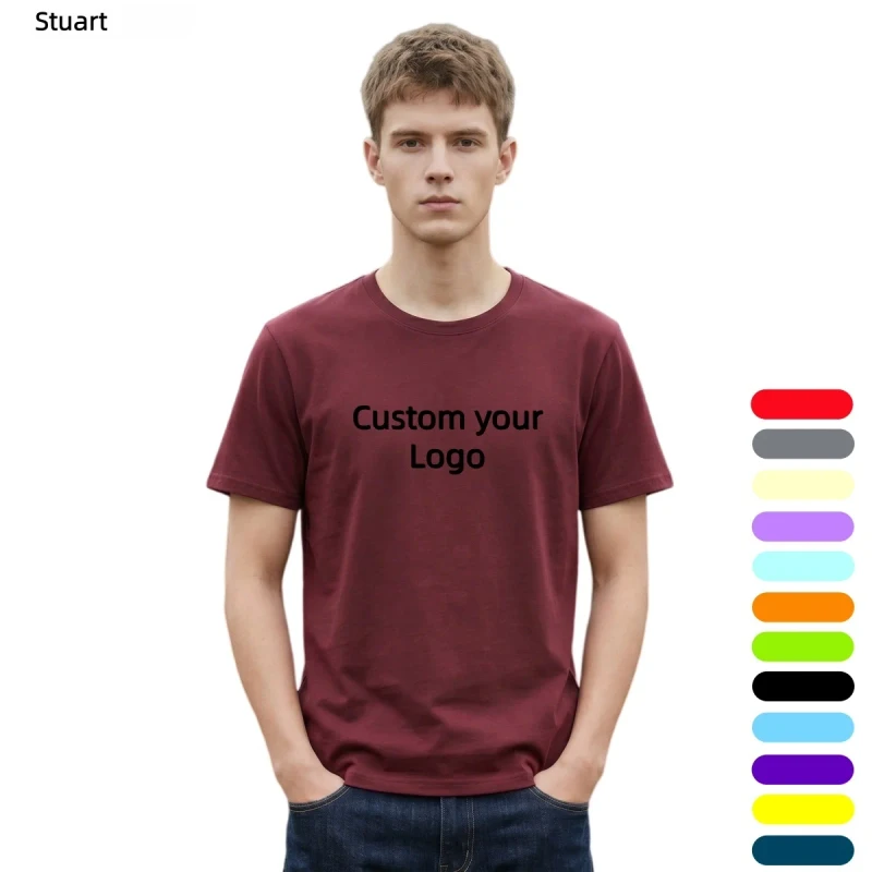 Oversized-T-Shirts-Custom-Logo-Print-Mens-T-shirt-Blank-100-Cotton-Short-Sleeve-Plain-T-Shirt-TKAN143D