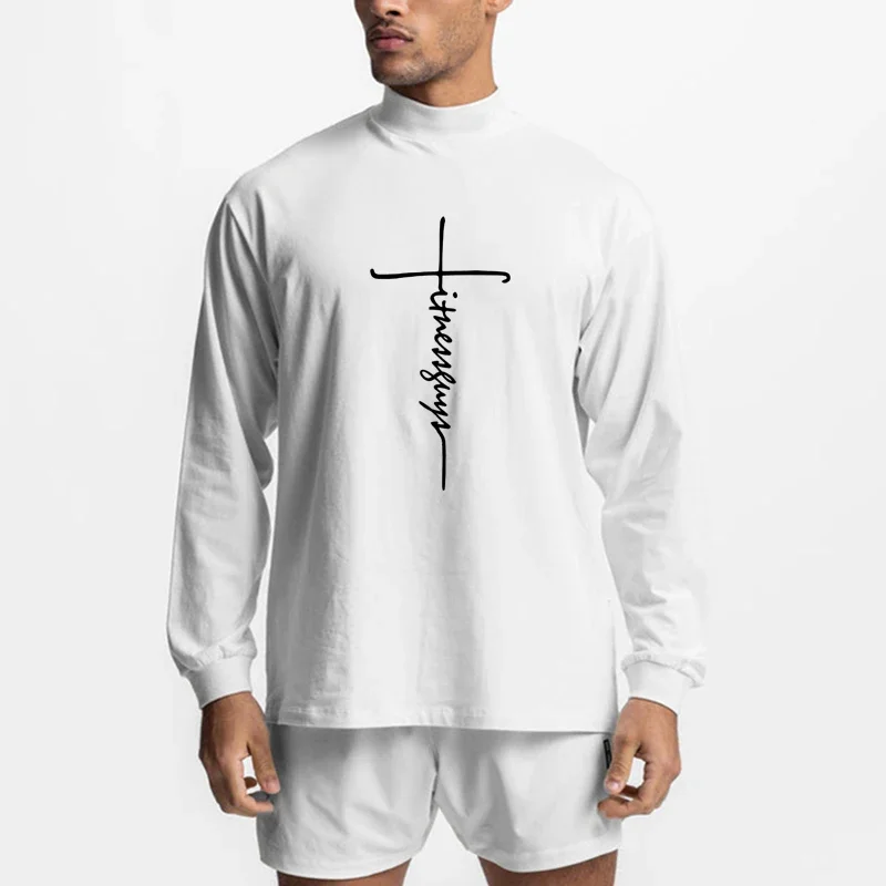 Oversized-Turtleneck-Long-Sleeve-T-Shirt-Mens-Cotton-Dropped-Shoulder-Loose-Gym-Sport-Fitness-T-Shirt-Autumn-Bodybuilding-Tees
