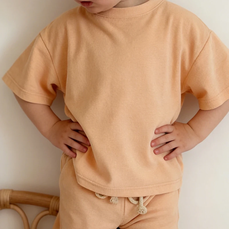 Own-Factory-Children-Custom-Cotton-T-Shirt-Long-lasting-Kids-Summer-Clothes-Comfortable-Fit-Boys-Summer-Clothing-Sets