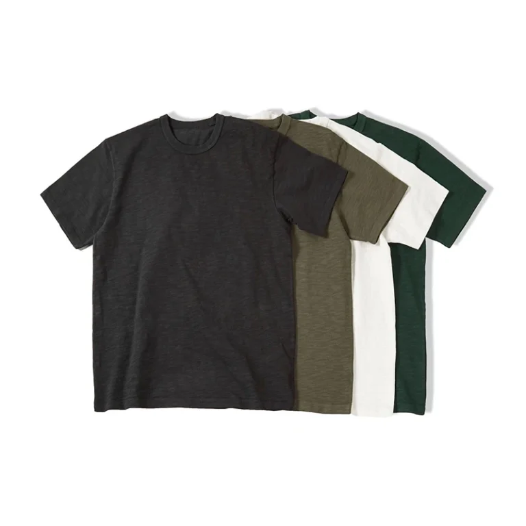 PRINTFUN-Slub-Cotton-T-Shirt-Custom-Digital-Print-T-Shirts-in-Bulk-O-Neck-Short-Sleeve-340gsm-Slim-Fit-T-Shirt