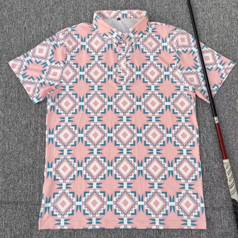 Performance-Golf-Polo-T-Shirts-Mens-88-Polyester-12-Spandex-Customized-Printed-Golf-Shirts