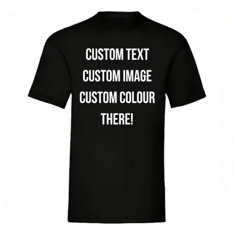 Personalised-Adults-Unisex-Printed-100-Cotton-Short-Sleeve-Regular-Fit-T-Shirt-Any-Text-Any-Photo