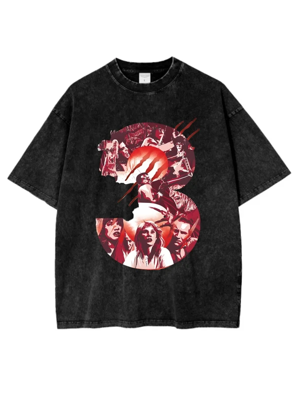 Personalized-Digital-Three-Heat-Transfer-Prints-230g-Washed-and-Artfully-Distressed-Unisex-T-Shirts-for-All-Sizes