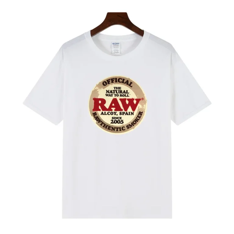 Persononlized-Custom-Puff-DTG-DTF-Printed-100-Cotton-Breathable-Summer-Backwoods-Cookie-RAW-Men-Graphic-T-Shirt