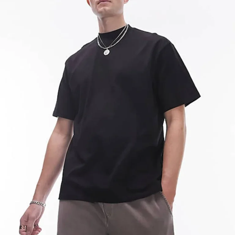 Pima-Cotton-Turtle-Neck-Regular-Fit-Men-T-Shirt-Anti-wrinkle-Cozy-Cotton-Summer-T-Shirt-Man