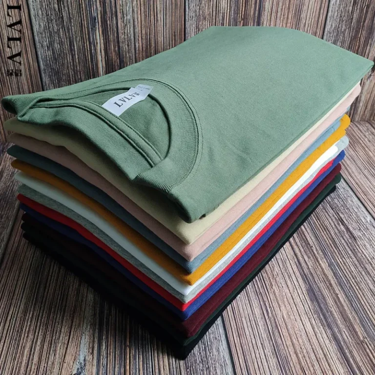 Plain-T-Shirt-100-Cotton-Plus-Size-Mens-T-Shirts-Screen-Printing-Custom-Blank-Unisex-Supima-Cotton-T-Shirt