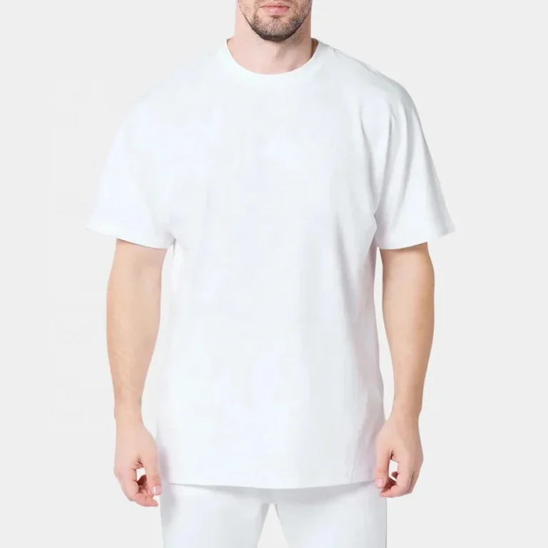 Plus-Size-Heavyweight-Cotton-Short-Sleeve-Relaxed-Fit-Oversized-Drop-Shoulders-Style-Boxy-T-Shirts-Custom-Logo
