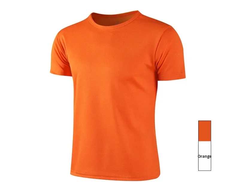 Polyester-t-Shirt-Sweat-Shirt-Pullover-Short-Sleeve-Plain-Sublimation-Quick-Dry-Tee-Shirt-1