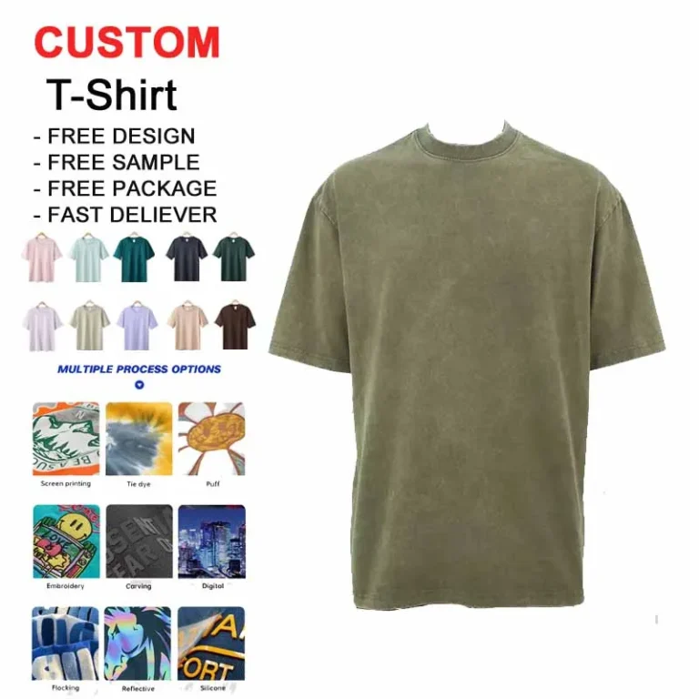 Premium-100-Cotton-260gsm-Breathable-Long-Knitted-Loose-Custom-Oversized-Solid-Color-Wash-Vintage-Pattern-Eco-Friendly-T-shirt