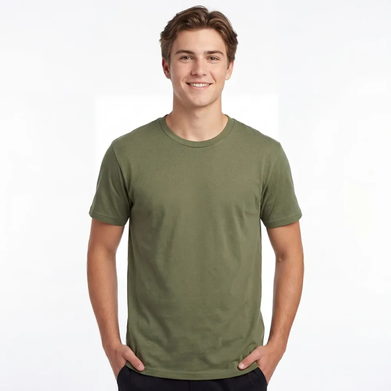 Premium-190gsm-100-Cotton-Blank-T-shirt-Custom-Printing-Regular-Fit-Soft-Touch-Promotional-Tee-Unisex-1