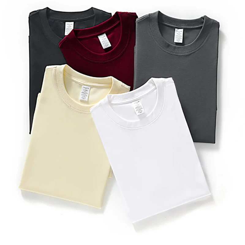 Premium-Cotton-t-Shirts-Print-on-Demand-t-Shirts-Dtg-Printing-Puff-Printing-Plain-Men-t-Shirt