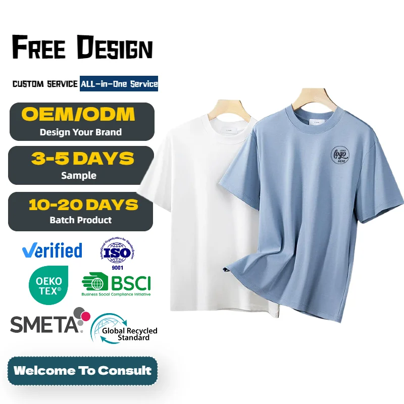 Premium-Pima-Cotton-T-shirt-Custom-Screen-Print-Tshirt-Embroidery-Shirts-Cotton-T-shirt