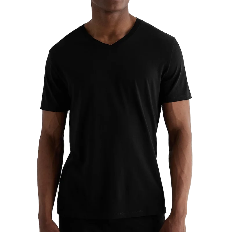 Premium-Quality-Custom-V-Neck-T-Shirts-100-Pima-Cotton-White-T-Shirt-V-neck-Short-Sleeves-Men-V-neck-T-shirts