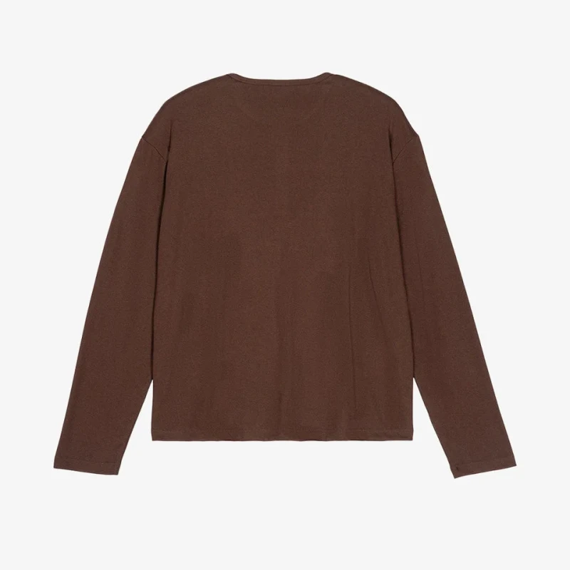 Premium-Unisex-Oversized-Long-Sleeve-T-Shirt-High-End-Button-Placket-Crew-Neck-Long-Sleeve-Shirt-for-Men-and-Women