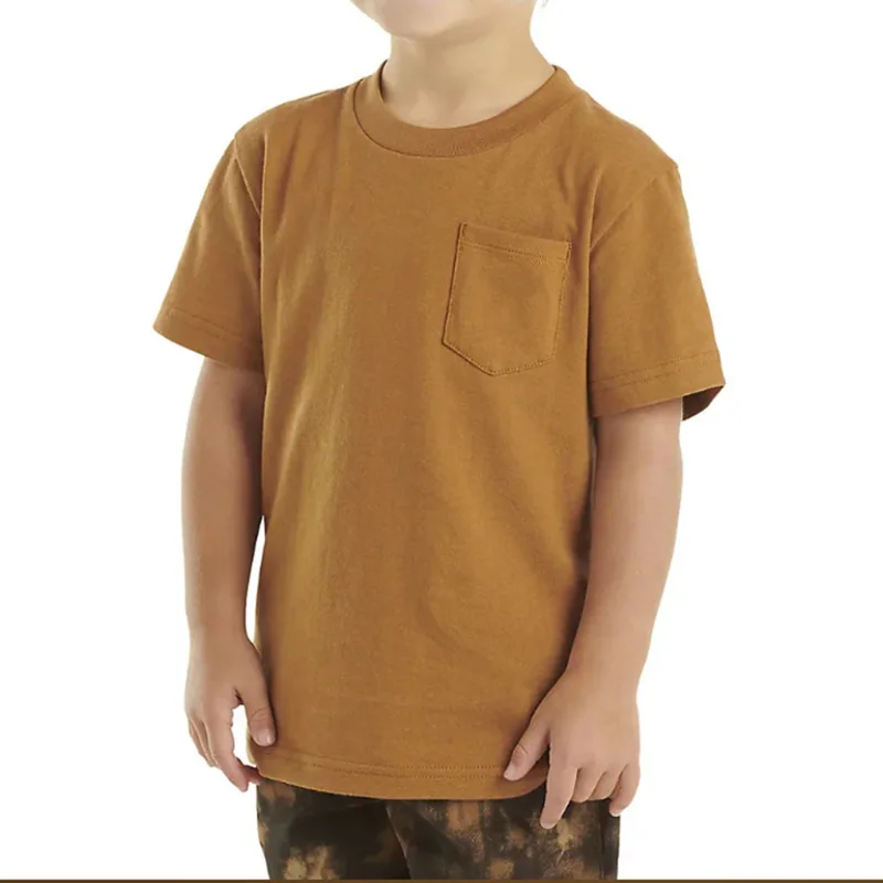 Print-Organic-Cotton-Kid-T-shirt-with-Pockets-Eco-Friendly-T-shirt-for-Kids-Sustainable-Short-Sleeve-T-shirt-for-Girls-Kids