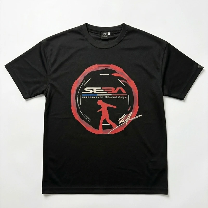 Printed-Black-Crew-Neck-Sport-T-shirt-Breathable-Comfortable-Viscose-Polyester-Regular-Fit-Summer