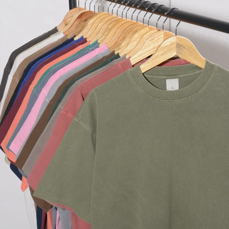Printing-Blank-Acid-Wash-Blank-Tshirt-Vintage-Style-Heavyweight-Cotton-Oversize-Men-Vintage-t-Shirt