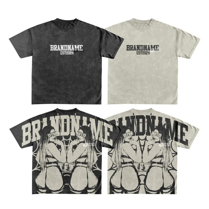 Printing-on-Demands-Clothing-Manufacturers-Loose-100-Cotton-Oversized-Tee-Shirt-Short-Sleeves-Acid-Wash-T-Shirts-With-DTG-Custom