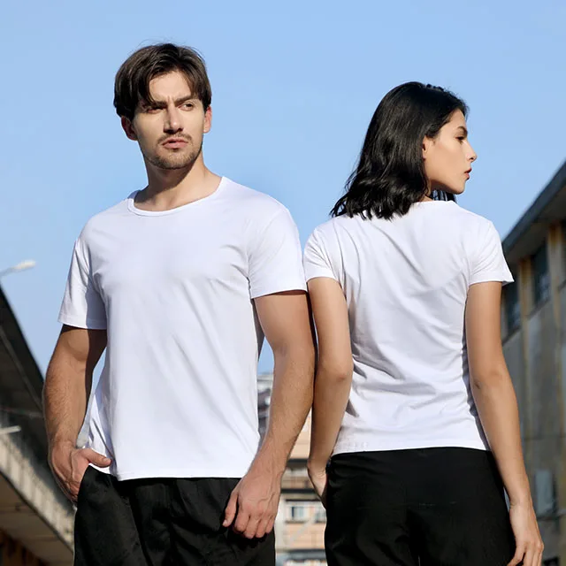 Promotion-T-shirt-Polyester-Sublimation-Blank-Shirts-Plain-Polyester-Cotton-Feel-Pastel-Color-T-Shirt-for-Sublimation-Printing