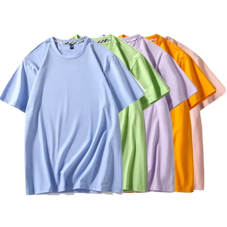 Pure-Color-100-Cotton-T-Shirt-Casual-Short-Sleeve-Women-T-shirts-Custom-OEM-Logo-Design-Tee-Shirts