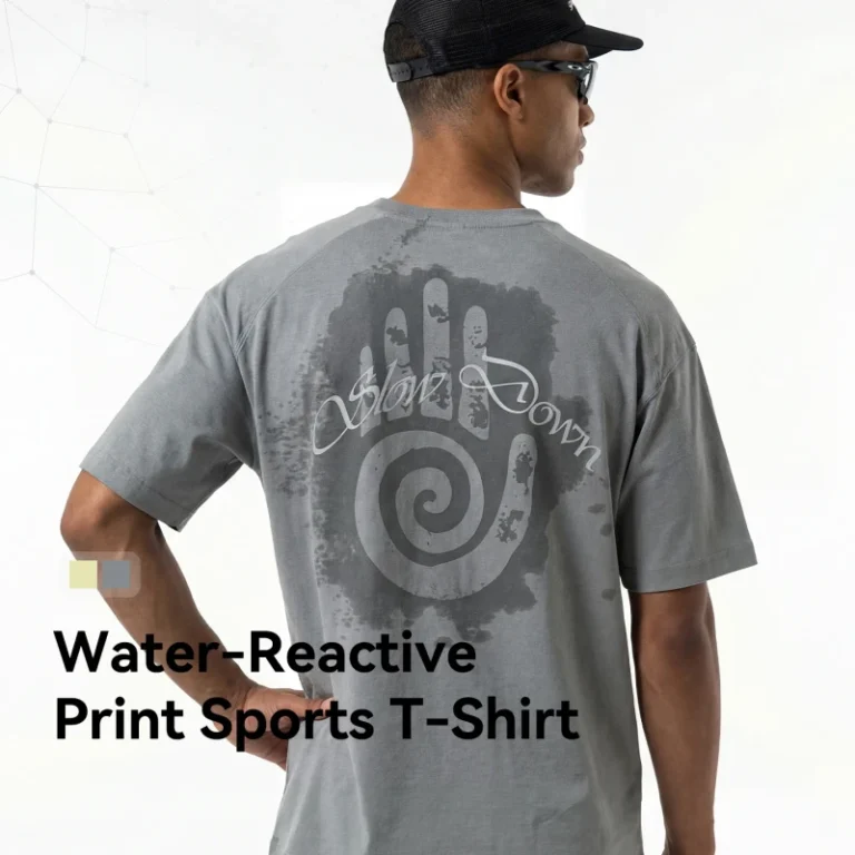 QUICKSHOW-Water-Activated-Print-Sports-Training-T-Shirts-Moisture-Wicking-Breathable-Activewear-Gym-Running-T-shirts-Unisex