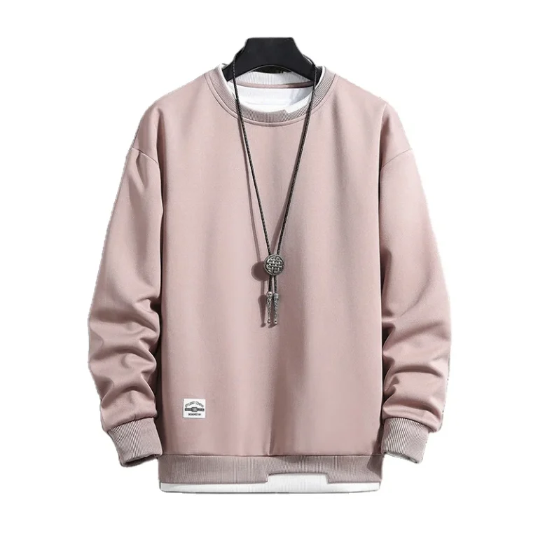 Quality-Cotton-Long-Sleeve-T-shirt-Soft-Fabric-Oversized-Tee-for-Boys-Plain-Color-Double-Layer-Long-Sleeve-t-Shirt